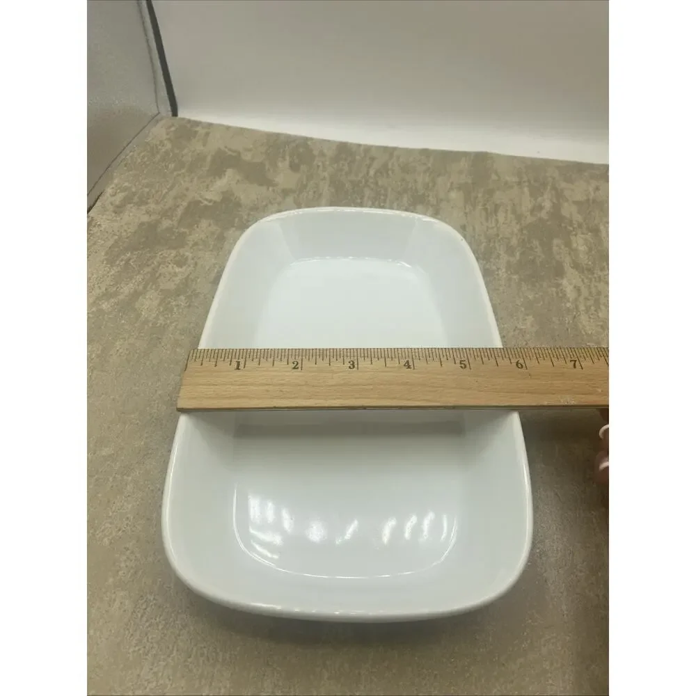 Cordon Bleu BIA Porcelain Oblong Baker/Serving Dish White-Oven To Table 9.5”